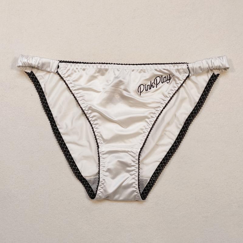 1 шт., эластичное нижнее белье из ледяного шелка с низкой талией, однотонные бесшовные сексуальные трусики, женские дышащие трусы