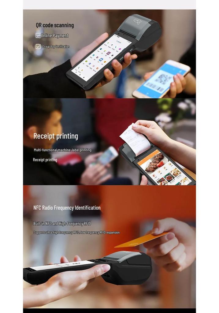 QS Ультравысокочастотный ручной RFID-сканер и программатор меток для инвентаризации активов на большом расстоянии