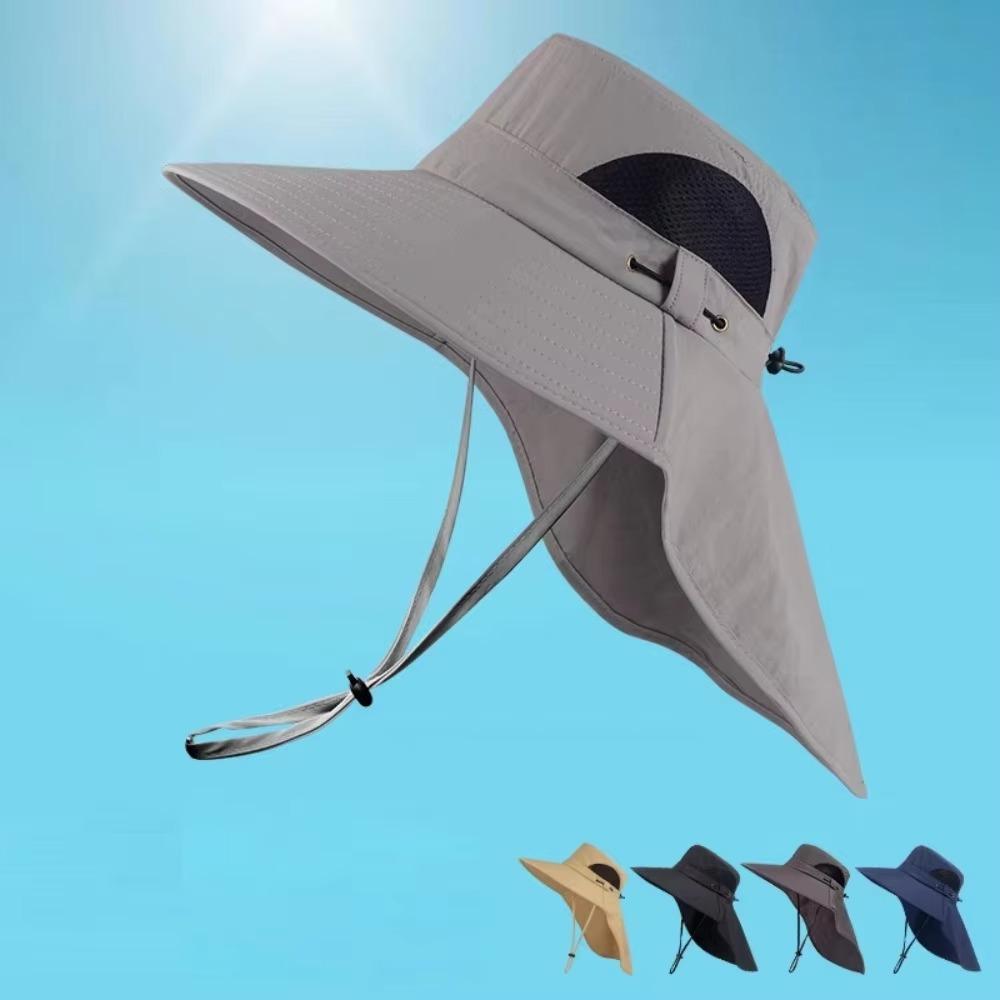 Caps Mask Set Fisherman Hat Sunscreen Sun Hat Durable Bucket Hat Outdoor