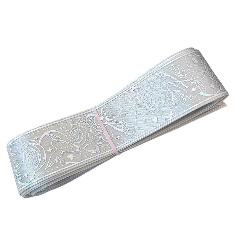 2,5 см*4,5 м/рулон упаковочные ленты Лолита одежда лазерный узор DIY упаковка головной убор шляпа 14 цветов