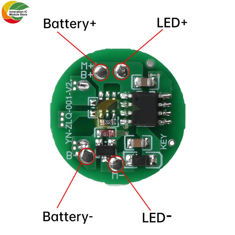 5W/10W Плата драйвера для фонарика Светодиодный трехрежимный драйвер Печатная плата Аксессуары для DIY Модуль зарядки Type-c