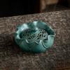 1PC Creative Incense Holder Lotus Leaf Ceramic Home Decor Incense Burner Incense Stove Vintage
