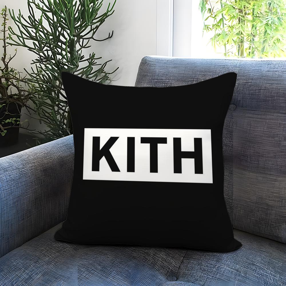 Классический логотип K-KITH Наволочка Удобная Двусторонняя Наволочка Идеально для Автомобиля Дивана Спальни и Не Только