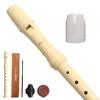 AULOS German-Style 302B Soprano Recorder with Antibacterial Cap Set