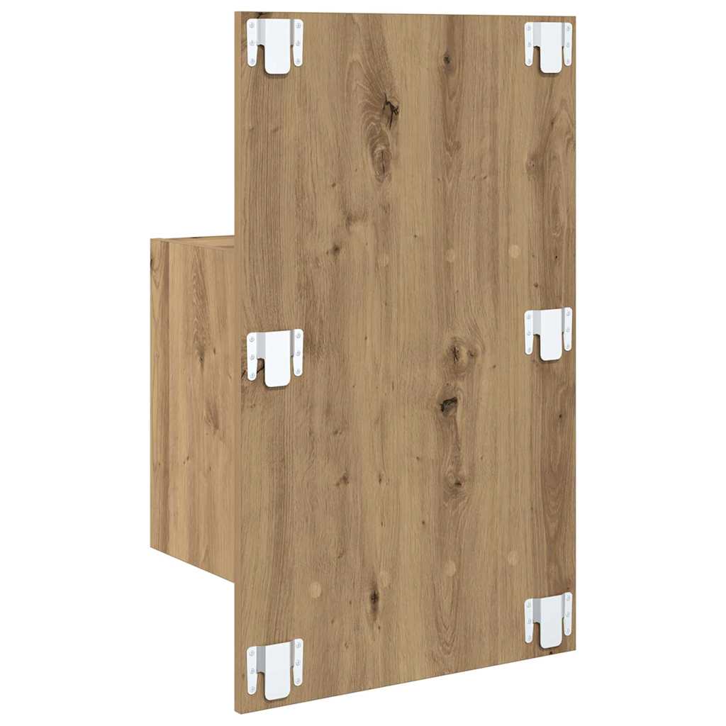 Nightstand Set (2 pcs) Artisan Oak Finish 50 x 32.5 x 80 cm Particleboard