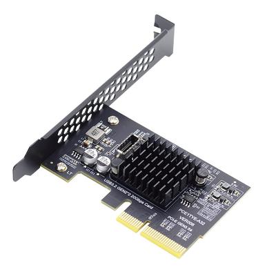 NFHK USB Gen2 20 Гбит/с Разъем на передней панели к адаптеру 4X Express Card для материнской платы настольного ПК 3.2 Type-E PCI-E