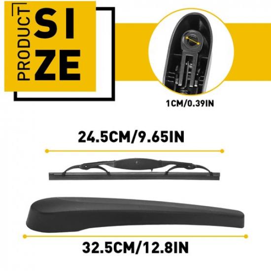 2013- Chevrolet Trax Buick Encore Rear Windshield Wiper Arm Blade EOA | AUXITO | Aftermarket Branded | Easy Tallation | 2 Years Manufacturer Warranty