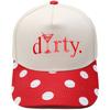 Dirty wine glass embroidery truck driver hat retro color matching baseball cap men's and women's outdoor leisure hat
