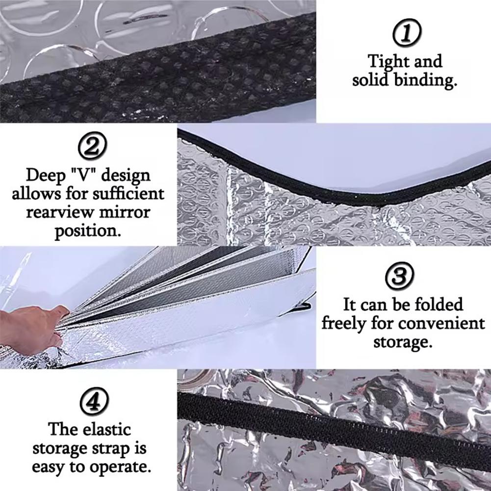 Солнцезащитный козырек на лобовое стекло автомобиля, защита от ультрафиолета, солнцезащитный козырек, чехол для лобового стекла, автомобильные шторки, аксессуары