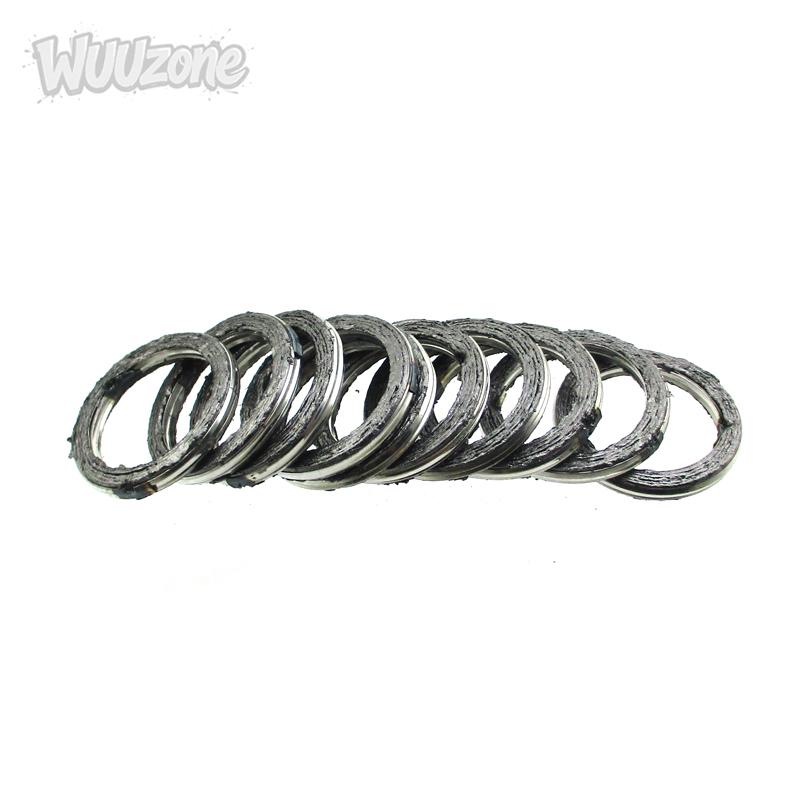 WUUzone 10PCS Exhaust Muffler Pipe Gasket ID 30mm For ATV Quad Scooter Moped Pit Dirt Bike 18291-028-306