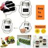 1 Roll Waterproof Chalkboard Stickers Kitchen Spice Label Stickers Household Jar Bottle Labels Spice Writing Labels Gift 120pcs