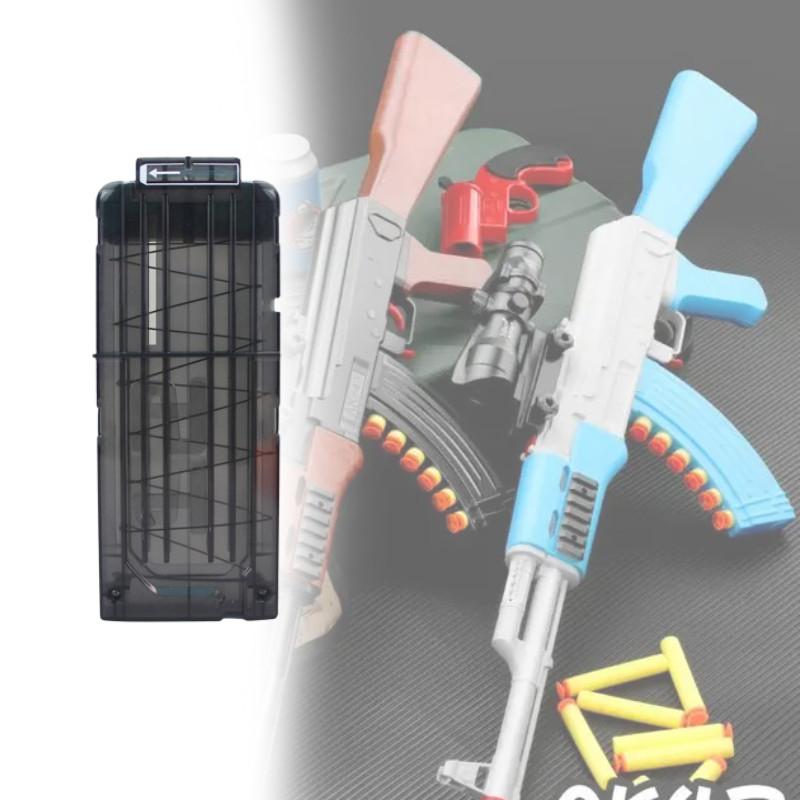 Magazine Bullet Soft Soft Gun 12 Rounds Compatible Heat Fire Toy Gun Adults Kids
