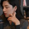 WUIHA 100% 925 Sterling Silver Lab Sapphire Ruby Shell High Carbon Diamonds Drop Dangle Wedding Engagement Earrings Fine Jewelry