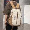 Школьная сумка новая мальчишеская школьная сумка нишевая простая для учеников средней школы большая вместимость подростковая школьная сумка студенческий рюкзак