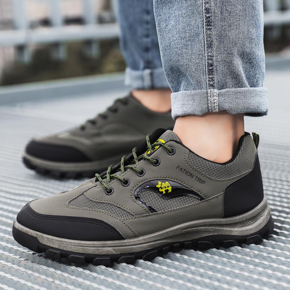 Мужская рабочая обувь Четыре сезона Уличная обувь для хайкинга и пеших прогулок Обувь для работы на строительной площадке Средства защиты труда Повседневная спортивная обувь