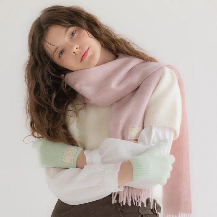 Lanny Lanny Premium 100% Pure Wool Muffler (Select 1 of 20 Types)