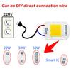 Светодиодный чип COB 10 Вт 20 Вт 30 Вт 50 Вт 220 В Smart IC Не требует драйвера 3 Вт 5 Вт 7 Вт 9 Вт Светодиодная лампа для прожектора, точечного светильника, DIY освещения