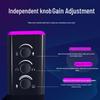 RGB Динамический USB-микрофон для игр, записи и пения с шумоподавлением и встроенной звуковой картой