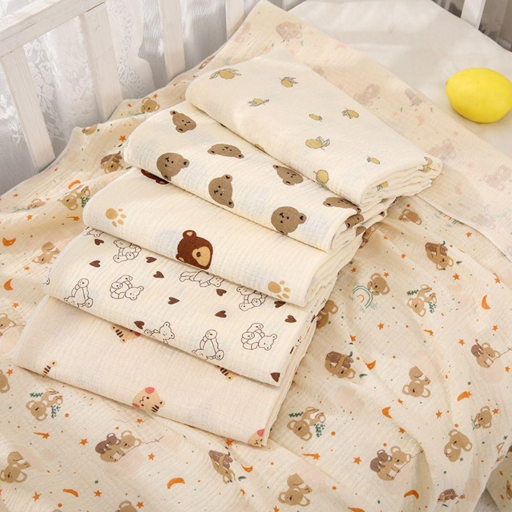 Soft Baby Swaddle Blanket Air Filter Cotton Newborn Blanket Wraps 0-6 Months Babies