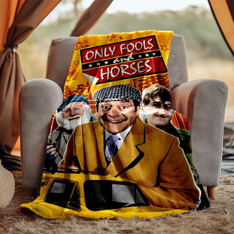 Only Fools Horses Flannel Blanket Soft Warm All-Season Throw, Design for Camping, Car Travel, Hiking Sofa, Bed, Office Perfect Gift for Parties