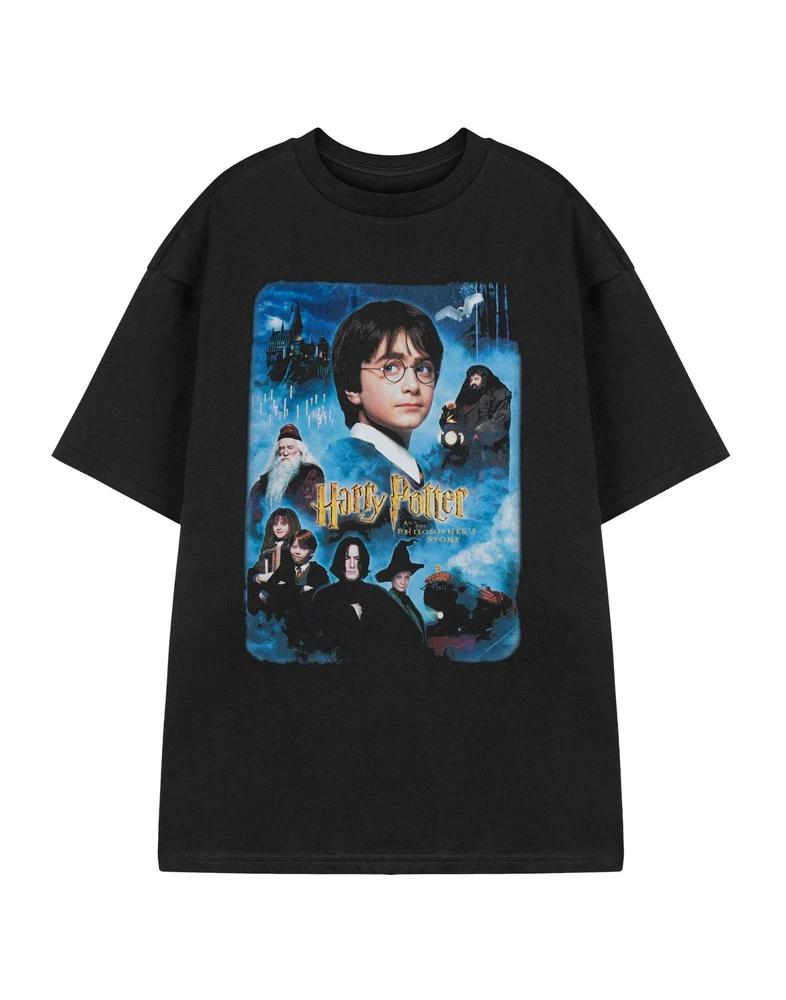 Harry Potter Short Sleeved TShirt Unisexs Black Official Merch