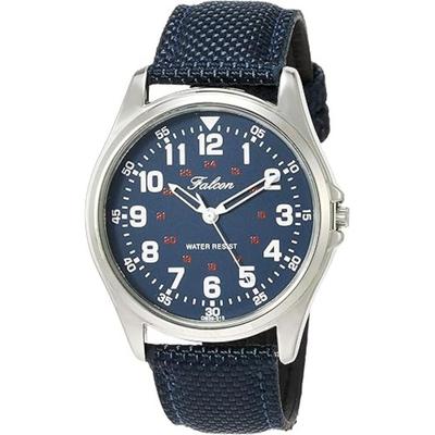 Часы Q&Q Falcon QB38-315 Аналоговый дисплей Темно-синий - Надежный японский механизм