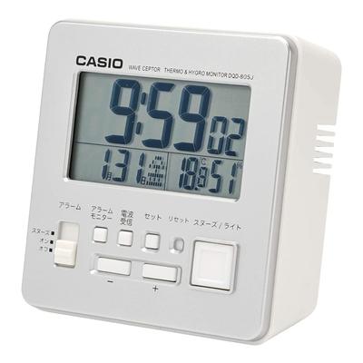 CASIO Радиоуправляемый Будильник Серебристый Цифровой Компактный Функция Повтора Сигнала Подсветка DQD-805J-8JF