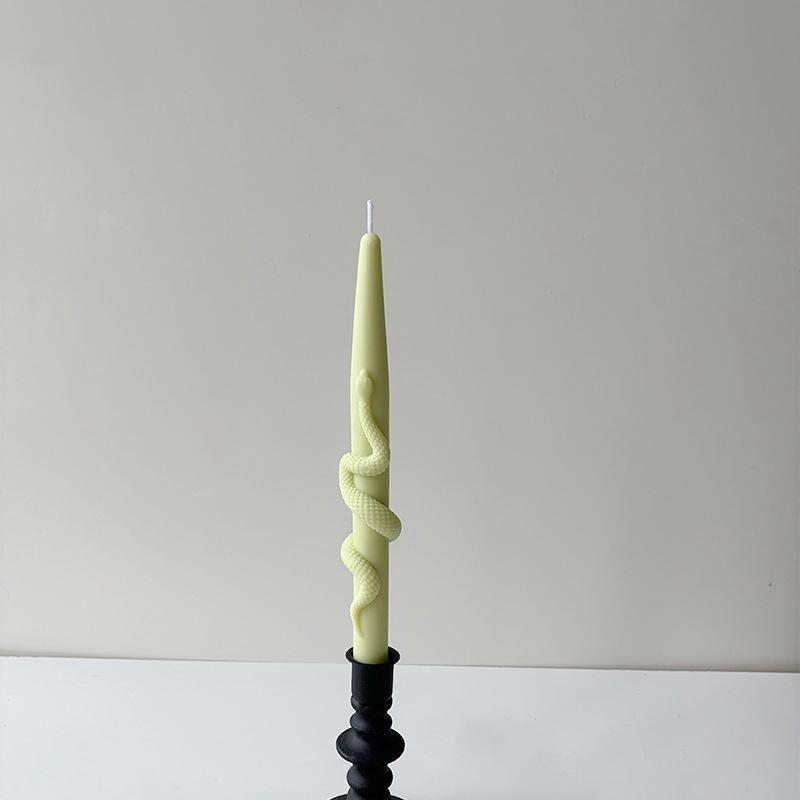 1 шт. Длинные ароматические столбовые свечи, уникальный подарок в форме змеи, 23,3x3,3 см