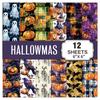 Halloween Pattern Paper Set, Decorative Paper For Card Making, Crafting, Scrapbooking, Decoration