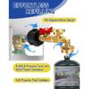 Upgraded Propane Refill Adapter With Valve And Gauge, For Filling 1Lb Bottles From A 20Lb Tank, Fits QCC1/Type1 Propane Tanks And 1Lb Disposable