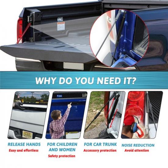 For Dodge RAM 1500 2003-2009 Rear Tailgate Assist Slowdown Gas Strut Damper