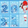 Static Cling Xmas Glass Decal Glass Decal Static Stickers Christmas Window Stickers Window Decor