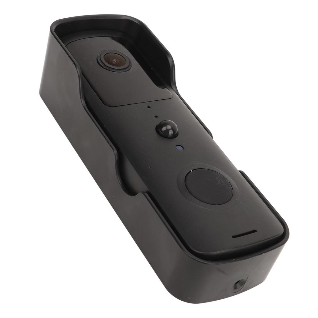 Video Doorbell Black Wireless WiFi Night Vision 2 Way Talk Human Detection 155 Degree Wide Angle