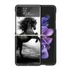 Horse Great Beauty Galloping Clear Phone Case For Samsung Z Flip 7 6 5 4 3 Galaxy ZFlip7 ZFlip6 ZFlip5 ZFlip4 ZFlip3 5G Print Co