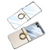 Чехол-бампер для Samsung Z Flip 7 с кольцом-подставкой, тонкий, матовый, с защитой шарнира, жесткий чехол для Samsung Galaxy Z Flip 7