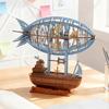 Ручная 3D деревянная модель-пазл дирижабля - Настольное украшение и подарок для детей