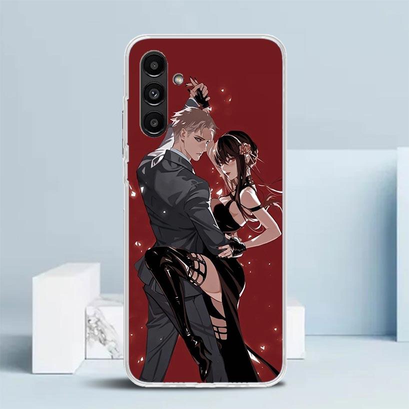 Аниме S-Spy Family Аня Чехол для Samsung Galaxy A17 A37 A57 A16 A26 A36 A56 A15 A14 A55 Чехол для телефона A13 A53 A25 A35 A24 A34 A23
