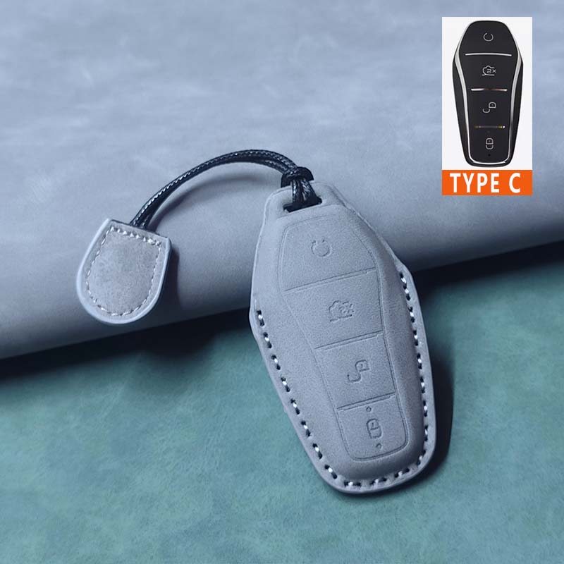 Чехол-оболочка для брелока автомобиля Fob Для BYD Song Plus Atto 3 Han EV Tang DM Qin Seal Dolphin Прочные Роскошные Бесключевые Аксессуары