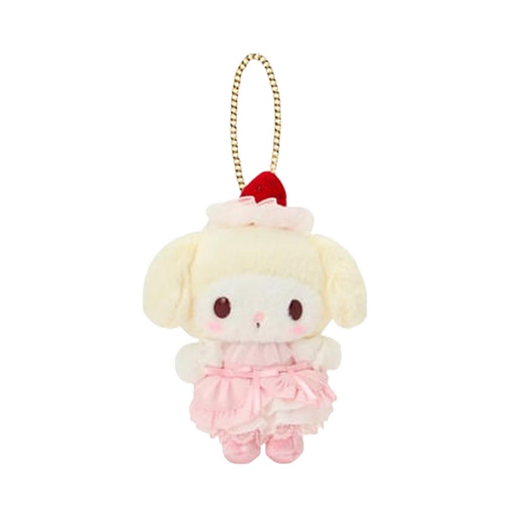 Sanrio My Melody Strawberry Whipped Cake Mascot Bag Charm
