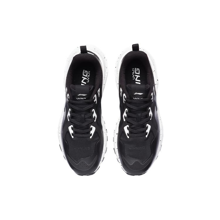 Li Ning Cloud Shield Амортизация с отскоком Низкие беговые кроссовки Женские Черные ARHR084-1