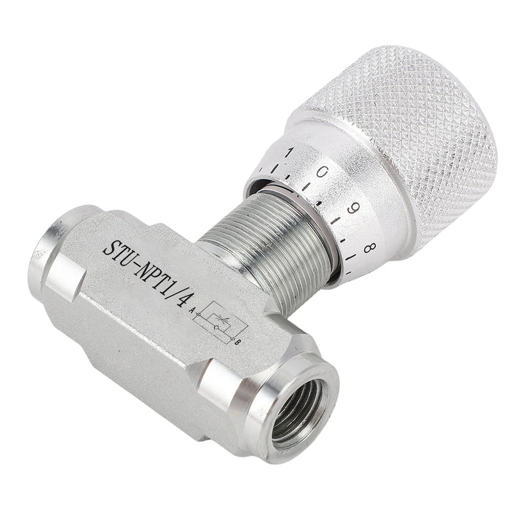 Гидравлический регулирующий клапан 1/4 дюйма 5800PSI из легированной стали, дроссельный обратный клапан для гидравлического масла, газа
