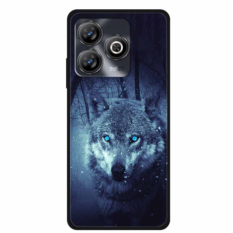Чехол для ZTE Blade A75 A75 4G Милый Мягкий Силиконовый ТПУ Расписной Кот Чехлы для Телефона для ZTE BladeA75 4G A 75 Задняя Крышка Оболочка Новая Сумка