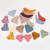 Cotton Material Newborn Feeding Saliva Towel Soft Drool Bandana Bib Baby Burp Cloth  All Seasons