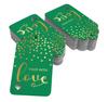 Inkdotpot Gold Foil Paper Hang Tags Made With Love Text Favor Tags 100 Pack