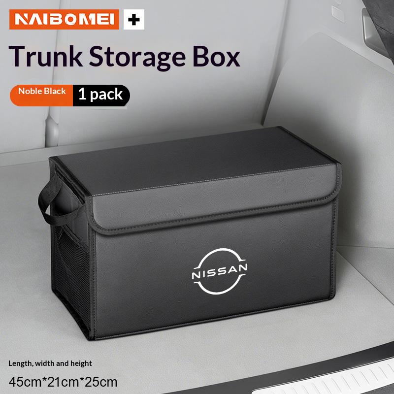 For Nissan X-Trail Qashqai Sentra Serena Teana Car Trunk Foldable Storage Box Multi-Purpose LargeCapacity Stowing Tidying Bag fsvr4