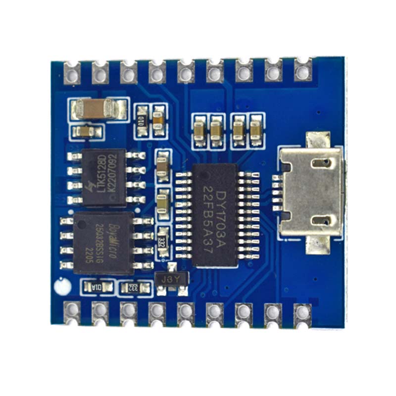 Модуль MP3-плеера Голосовой модуль 4 МБ голосового воспроизведения IO Trigger Serial Port Control USB Download Voice Playing Module DY-SV17F