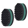 2pcs Small Holes Sponge Brush Curl Twist Hair Sponge Double Sided Comb Twist Hair Wave Brush