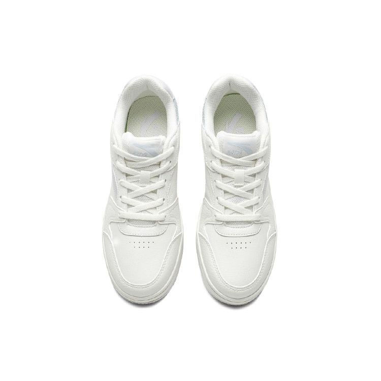 Anta Little Inspiration Non-Slip Lightweight Low-Top Skate Shoes Women Sneakers White Blue Purple 922518068F-1