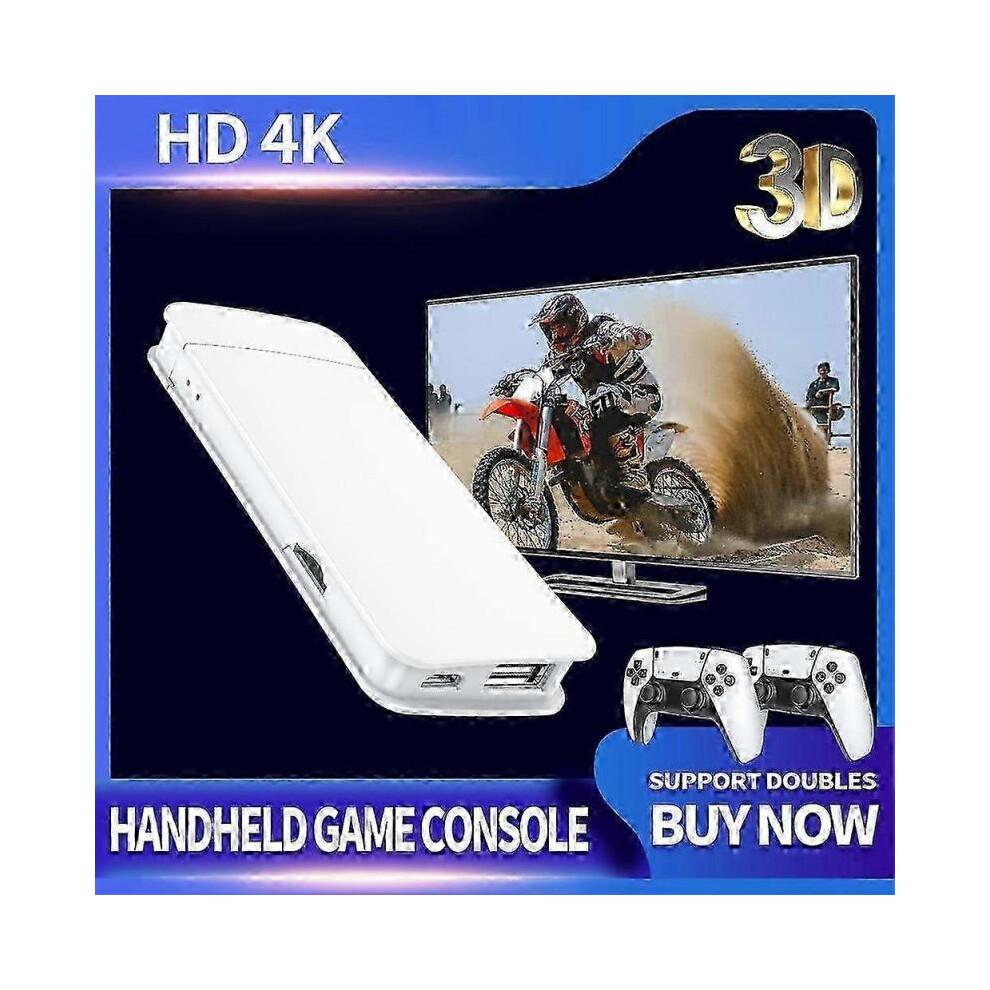 40000+ 4k Hdmi Tv Video Game Stick Retro Gaming Console W/ 2 Wireless Controller