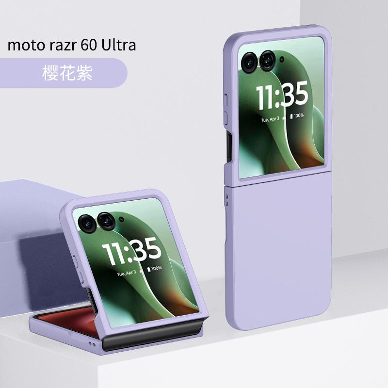 Применимый чехол для складного телефона MOTO Razr60Ultra, матовый, приятный на ощупь, как кожа, razr50ultra, противоударный защитный чехол